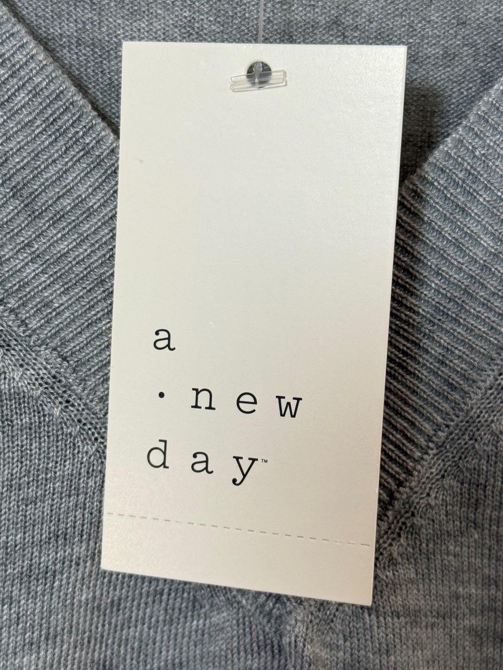 a new day Heather Gray Sweater Large - Picture 3 of 7